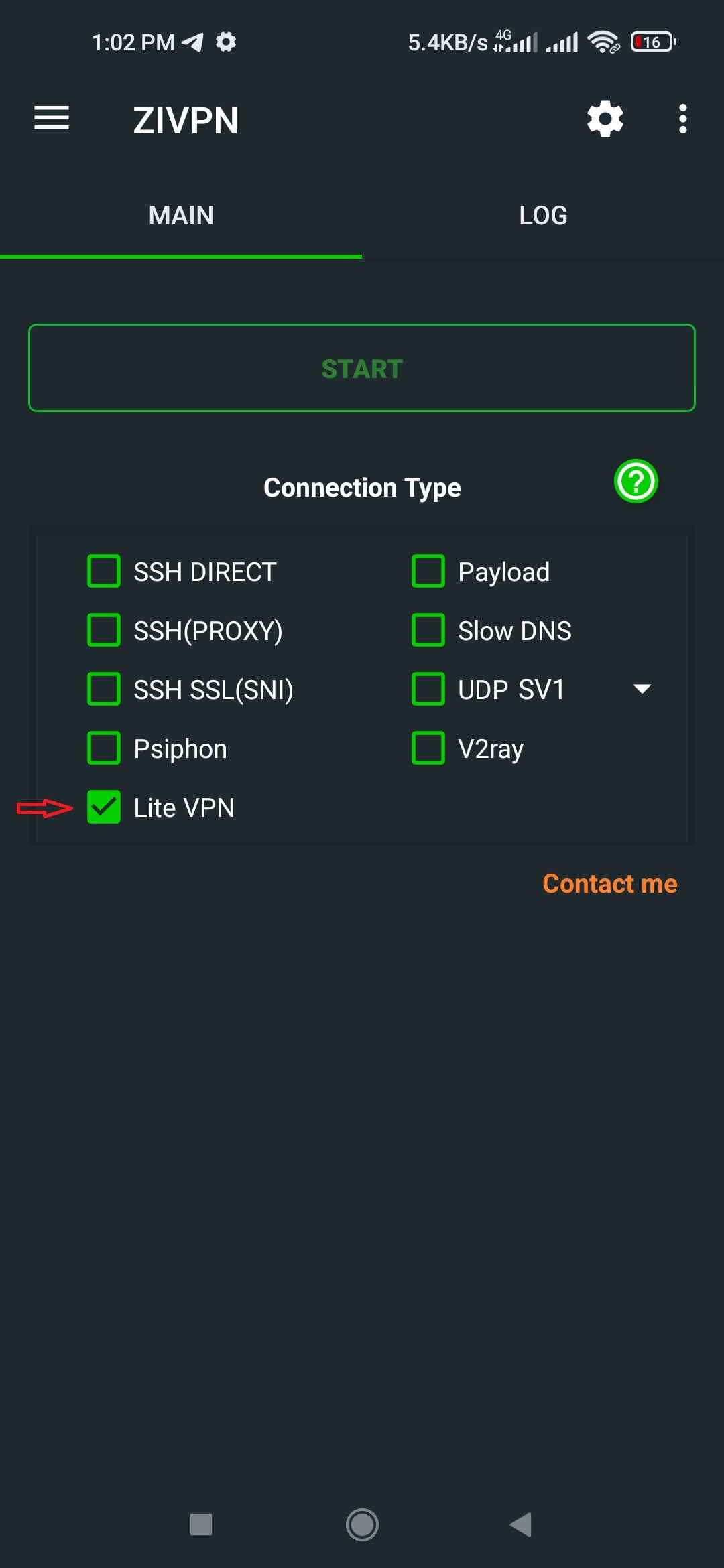 Lite VPN Setup Step 1